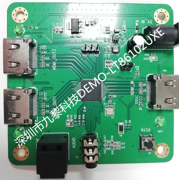  LT86102UXE 單HDMI2.0轉雙HDMI2.0芯片，實現雙擴展屏，支持DDC/SCDC兼容HDMI2.0/1.4規范